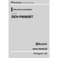 PIONEER DEH-P8080BT/XF/BR Owner's Manual cover photo