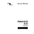 NAKAMICHI 430 Service Manual cover photo