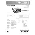 SONY VPH1272QM/Q Service Manual cover photo