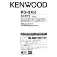 KENWOOD MG-G708 Owner's Manual cover photo
