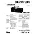 SONY CFD750S Service Manual cover photo