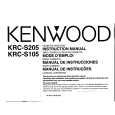 KENWOOD KRCS105 Owner's Manual cover photo