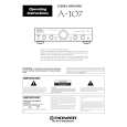 PIONEER A-107 Owner's Manual cover photo
