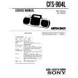 SONY CFS-904L Service Manual cover photo
