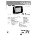 SONY KV2068EC Service Manual cover photo