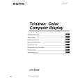 SONY CPDE500E Owner's Manual cover photo