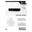 SONY EZ2 Service Manual cover photo