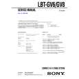 SONY LBTGV6 Service Manual cover photo