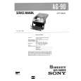 SONY AG90 Service Manual cover photo