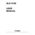 CANON BJC-5100 Owner's Manual cover photo
