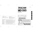 TEAC MD350 Owner's Manual cover photo