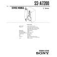 SONY SS-A7200 Service Manual cover photo