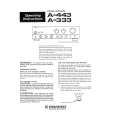 PIONEER A333 Owner's Manual cover photo