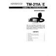 KENWOOD TM211A Owner's Manual cover photo