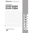 PIONEER DVR520H Owner's Manual cover photo