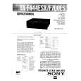 SONY TAF444ESX Service Manual cover photo
