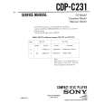 SONY CDP-C231 Service Manual cover photo