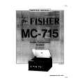 FISHER MC-715 Service Manual cover photo