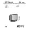 SONY KV-25F3 Service Manual cover photo
