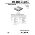 SONY XM440 EX/NX Service Manual cover photo