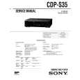 SONY CDP-S35 Service Manual cover photo