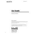 SONY PEGACC5 Owner's Manual cover photo