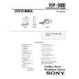 SONY VIP-1000 Service Manual cover photo