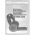 SENNHEISER SI HDI 234 Owner's Manual cover photo