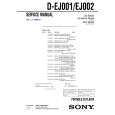 SONY DEJ001 Service Manual cover photo