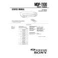 SONY MDP-1100 Service Manual cover photo