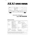 AKAI HXR435W Service Manual cover photo
