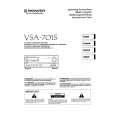 PIONEER VSA701S Owner's Manual cover photo