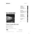 SONY SLV225 Owner's Manual cover photo