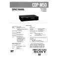 SONY CDPM50 Service Manual cover photo