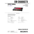 SONY XMD6000GTX Service Manual cover photo