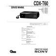 SONY CDX-T60 Service Manual cover photo