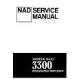 NAD 3300 Service Manual cover photo