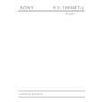 SONY KV1984MTJ Service Manual cover photo
