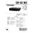 SONY CDP591 Service Manual cover photo