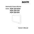 SANYO PDP32H1AN Owner's Manual cover photo
