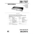 SONY XM7557 Service Manual cover photo