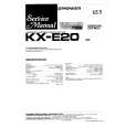 PIONEER KXE20 Service Manual cover photo