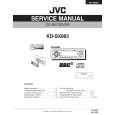 JVC KDSX883 Service Manual cover photo
