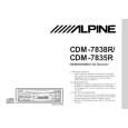 ALPINE CDM7835R Owner's Manual cover photo