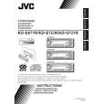JVC KD-S721R Owner's Manual cover photo