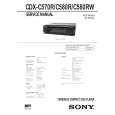 SONY CDXC570R Service Manual cover photo
