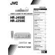 JVC HR-J458E Owner's Manual cover photo
