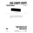 SONY CDX5180FP Service Manual cover photo