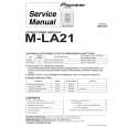PIONEER M-LA21/DBDXCN Service Manual cover photo