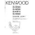 KENWOOD IS-W868 Owner's Manual cover photo